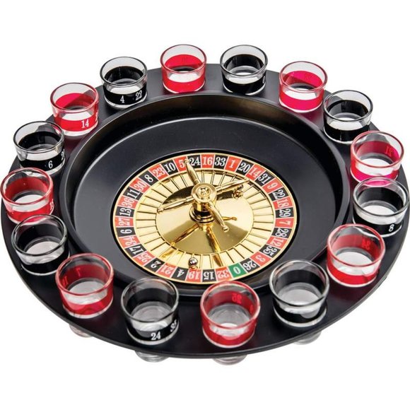 16-Shot Roulette Drinking Game Set - Shots Game - Picture 1 of 4